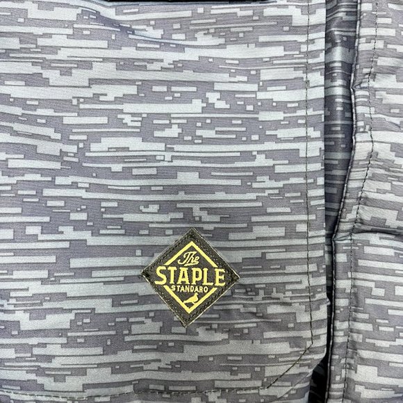 Penfield Staple Hanford Down Detachable Hood Bomber Jacket Digicamo '15 Blue NEW - Picture 7 of 13